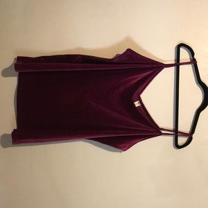 Velvet tank top
